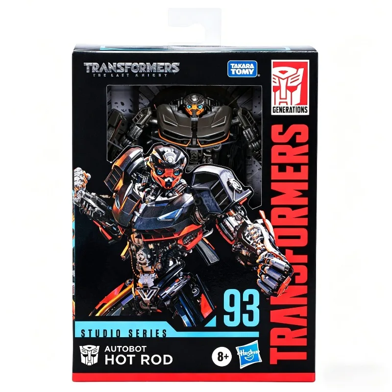Фото В наличии: Фигурка робота-трансформера Hasbro Transformers Classic Movie D-Class Hot Rod, изысканная коллекционная модель, подарок на день рождения №3