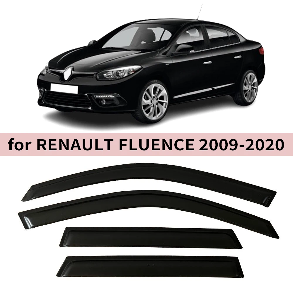 

Оконный козырек для Renault FLUENCE 2009 2010-2014 2015 2016 2017 2018 2019 2020 ветрозащитные дефлекторы, защита от дождя, дверной козырек, вентиляционные шторы