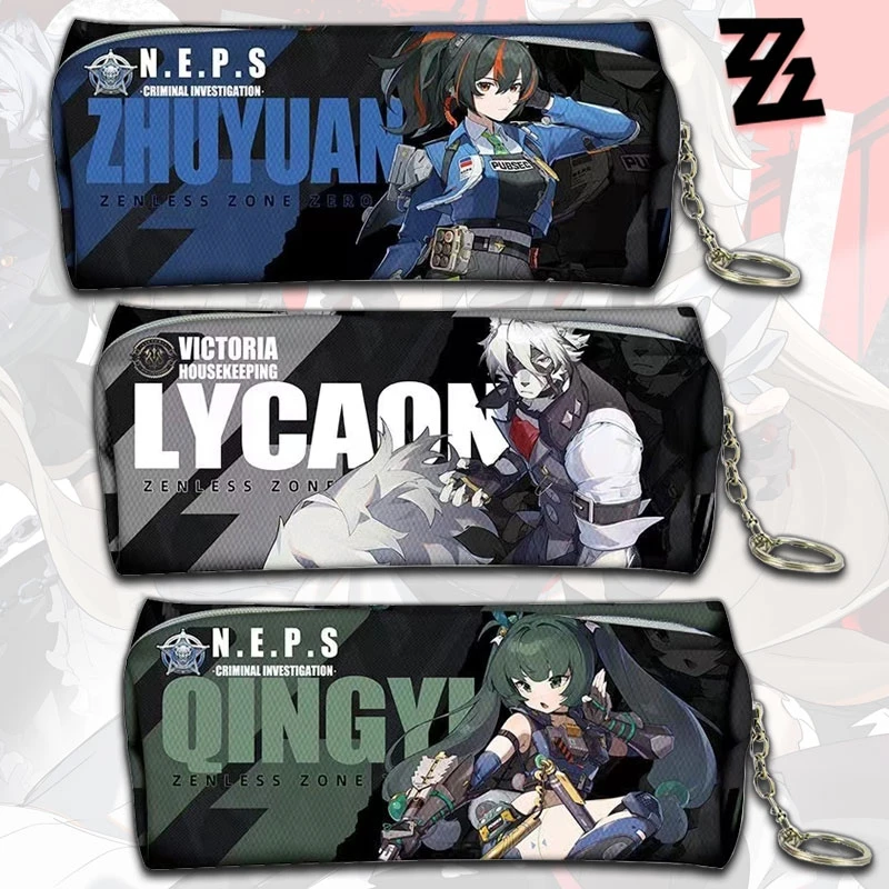 Аниме Zenless Zone Zero Soldier 11 Эллен Джо Косплей Сумка-ручка Пенал Большой емкости