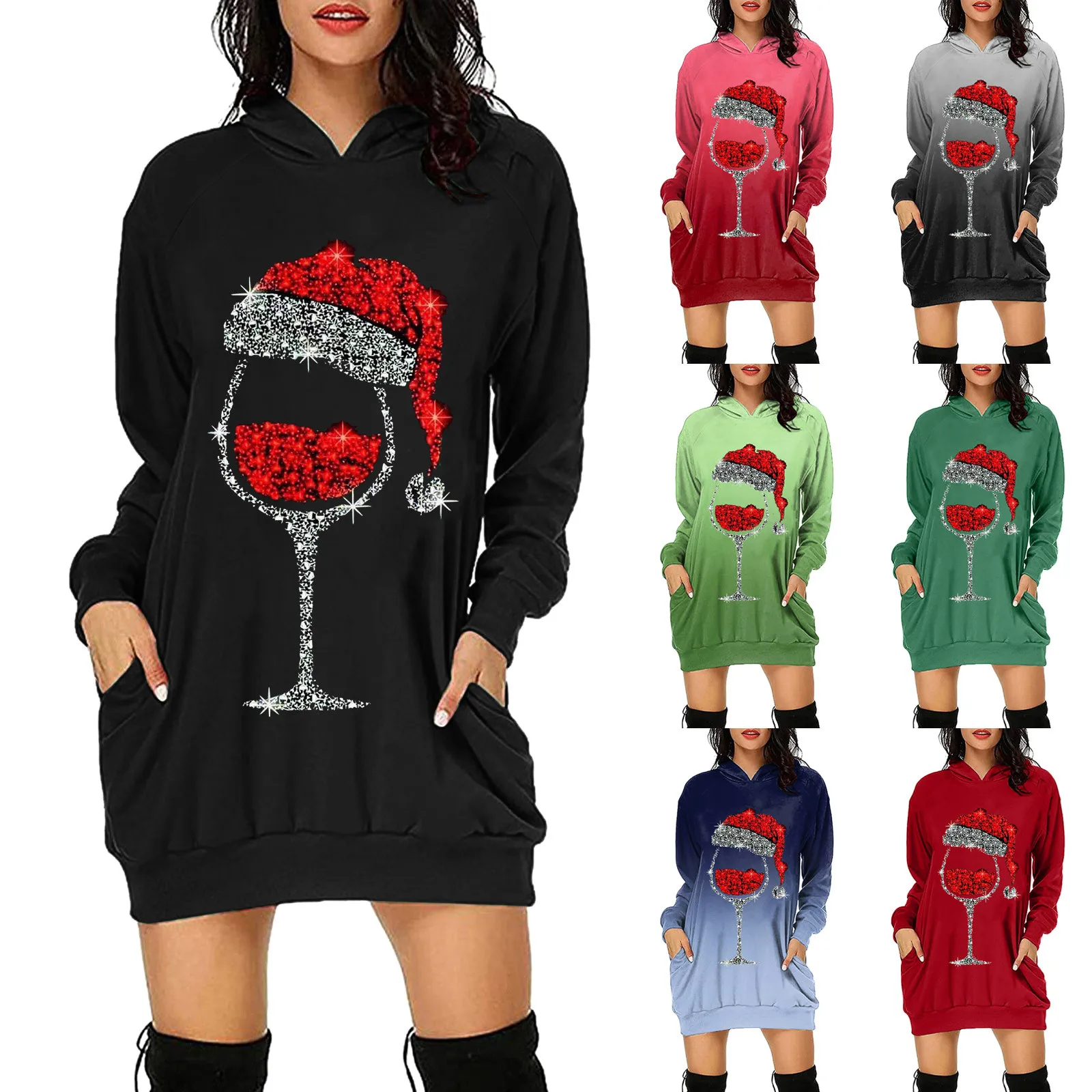 

Женский Повседневный пуловер, топы, Женский Повседневный свитшот с длинным рукавом и капюшоном, пуловер с карманами, блузка, Женский Большой Свитшот