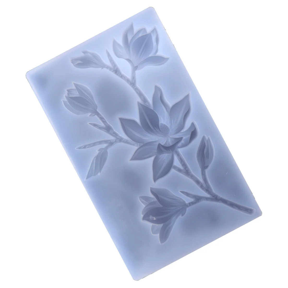 

Silicone Casting Mold Camellia Shape Epoxy Mold for DIY Gift Making ( Transparent )
