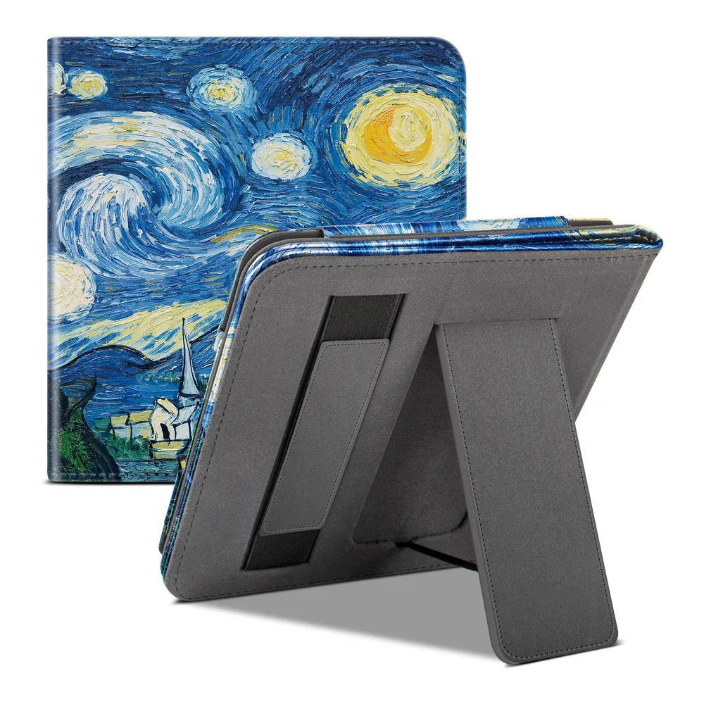 

Роскошный чехол для Kobo Libra 2 2021 E-Reader, чехол с ручным держателем для Kobo Libra Edition 2 N418 7 ", Магнитный чехол