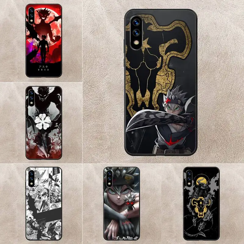 

Black Clover Anime Asta Phone Case For Huawei P10 P20 P30 P50 Lite Pro P Smart Plus Cove Fundas