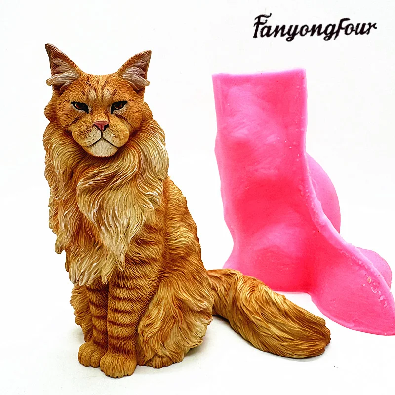 

Форма для смолы "Fan Yong Four Maine Coon Cat"