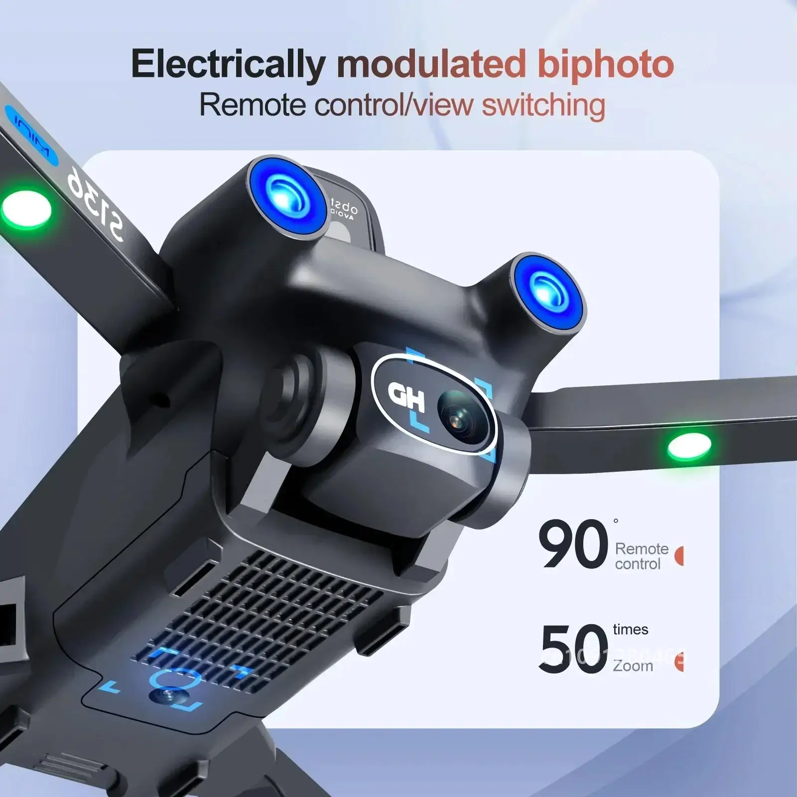 S136 Max GPS Радиоуправляемый Дрон 4K HD Двойная Камера Профессиональная Фотография