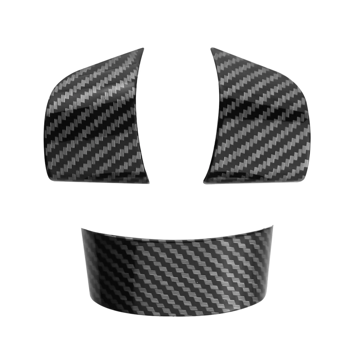 

Carbon Fiber Car Steering Wheel Buttons Panel Cover Trim Sticker for Focus 2005-2014