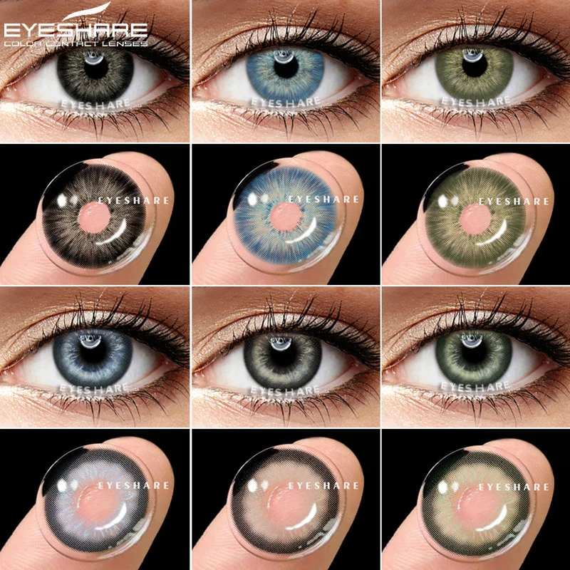 Линзы EYESHARE естественного цвета для глаз 2 шт. контактные цветные линзы ed Паттайя