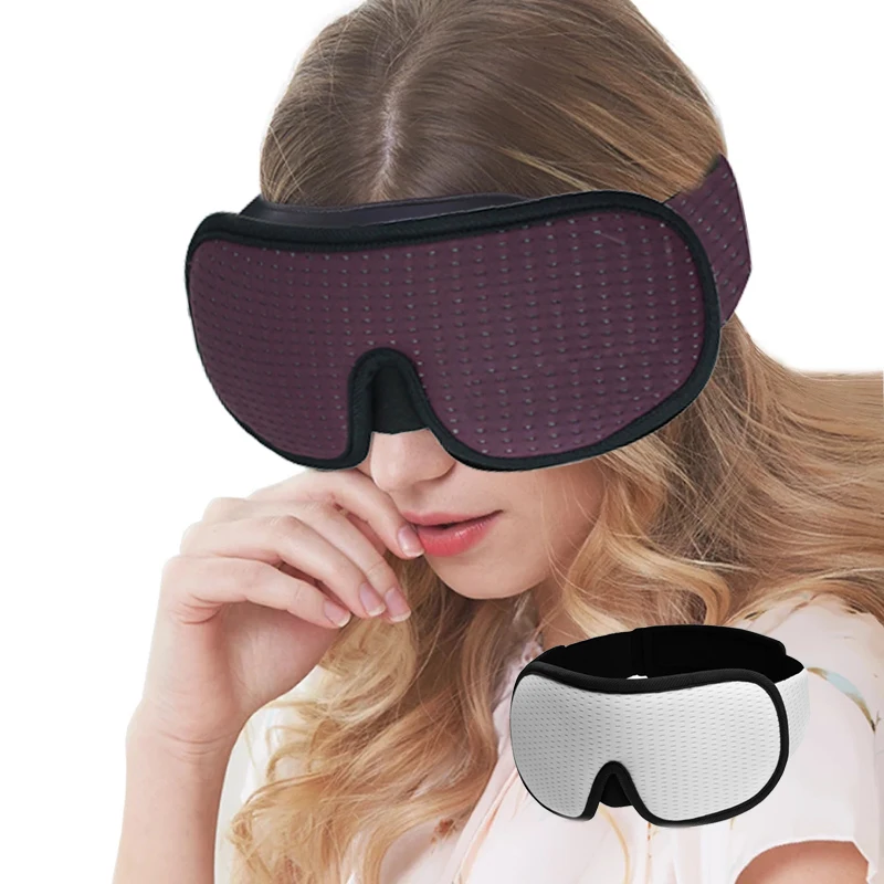 

3D маска для сна из пены с эффектом памяти, мягкие нашивки для глаз, удобная трехслойная Мужская маска для сна, дышащая маска для глаз для мужч...