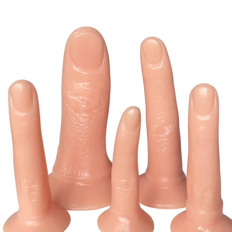 Big Finger Dildos Female Masturbator Sex Toys For Woman Silicone Dick Women Clitoris Stimulate Funny Adult Toys Sex Shop