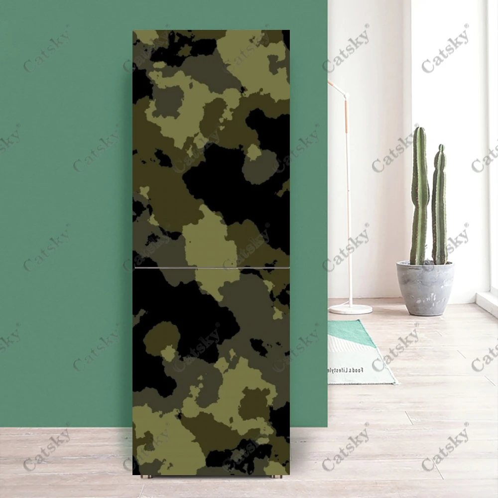 Камуфляжная наклейка на холодильник домашний декор кухонная Настенная Наклейка