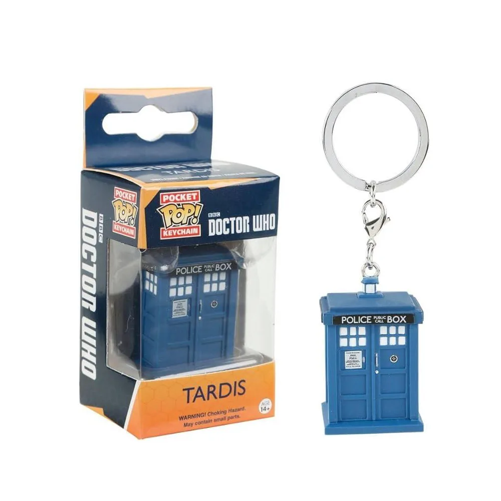 Funko поп Доктор Кто брелок Tardis сверхнатуральный Кастиэль карманные брелки