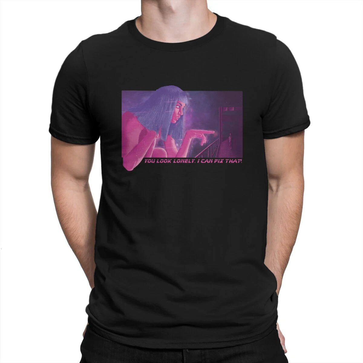 

Bladerunner 2049 Film I Can Fix That Tshirt Large Graphic T Shirt Punk Hot Sale 100% Cotton Men's Tees Harajuku Streetwear