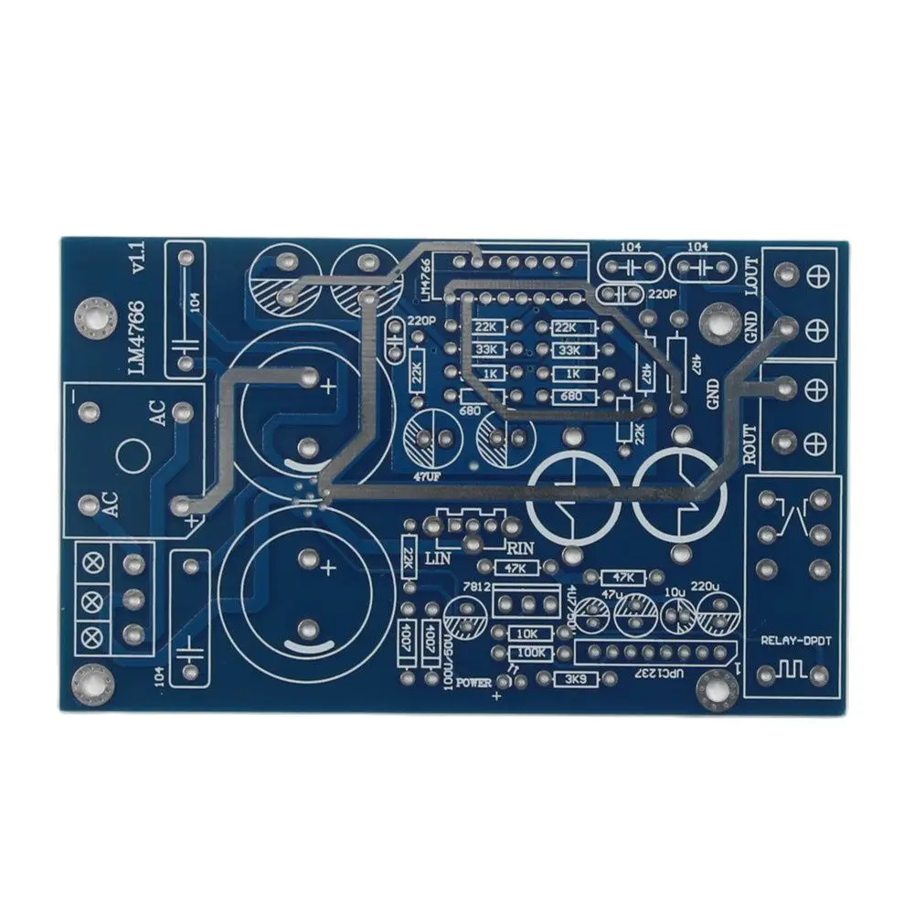 Gaincard GC версия LM4766 двухканальный HiFi DIY аудио усилитель мощности платы PCB 40W * 2