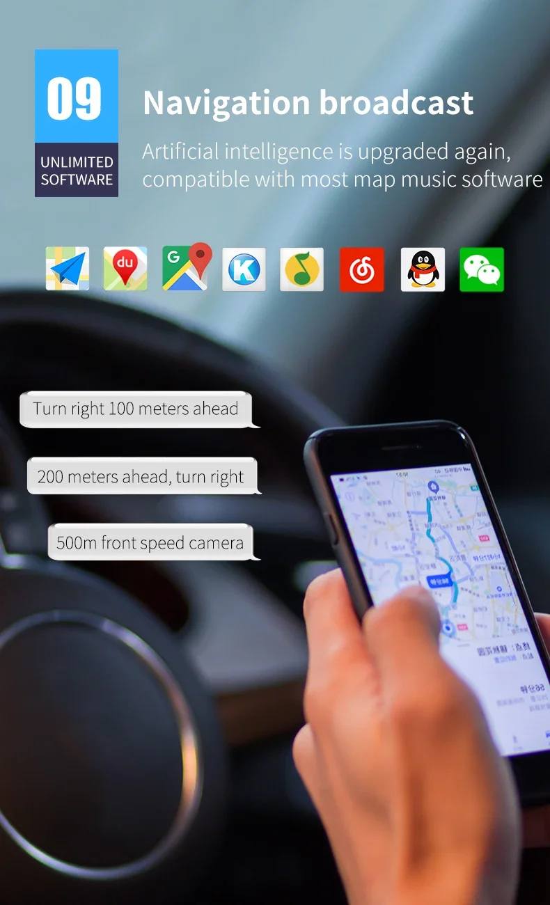 Автомобильный AUX MP3-плеер Bluetooth 5 0 FM-передатчик Радиоадаптер Комплект 2 USB-порта QC3.0