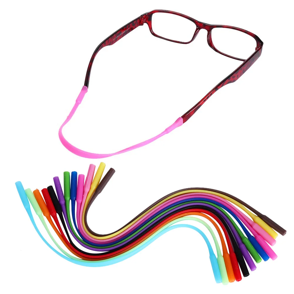 

Adjustable Lanyards Holder Band Sports Cord Anti Slip Silicone Eyeglasses Straps Glasses Chain Sunglasses String Ropes