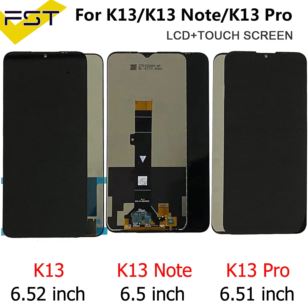 Оригинальный ЖК-дисплей Lenovo K13, сенсорный экран, дигитайзер в сборе для Lenovo K13 Pro, ЖК-экран, дисплей K13 Note, ЖК-экран