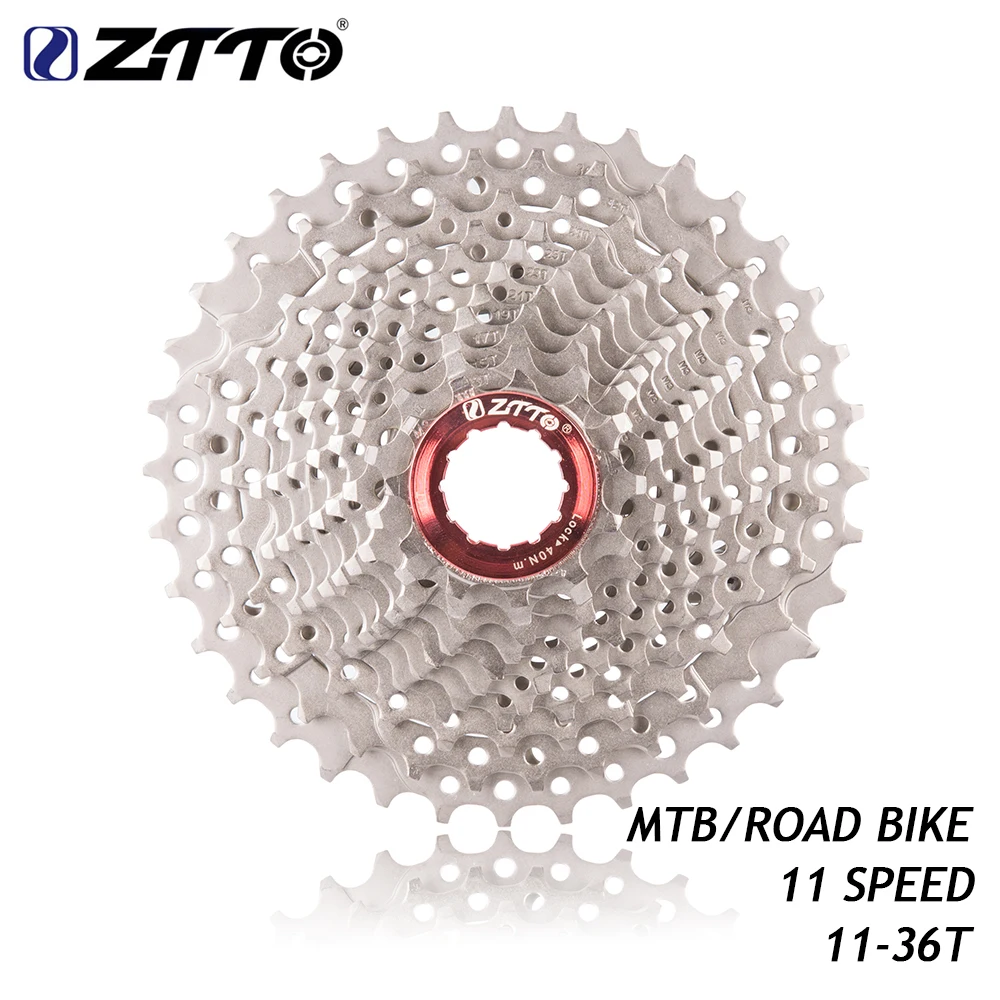 

ZTTO Road Bike 11 Speed 11-36T Freewheel MTB Sprocket 11s Cassette for UT DA K7 GX RIVAL1 Force1 1X CX System bike parts