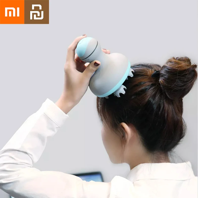 

Xiaomi Youpin Electric Wireless Scalp Massager Portable Smart Charging 3D Waterproof Relax Muscle Scalp Head Massage Instrument