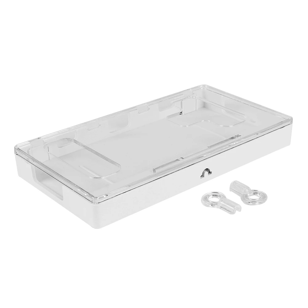 

Self-Control Timer Lock Container Bin Universal Mobile Phone Self-discipline Timing Case Box for Kids Student with 2 Keys White