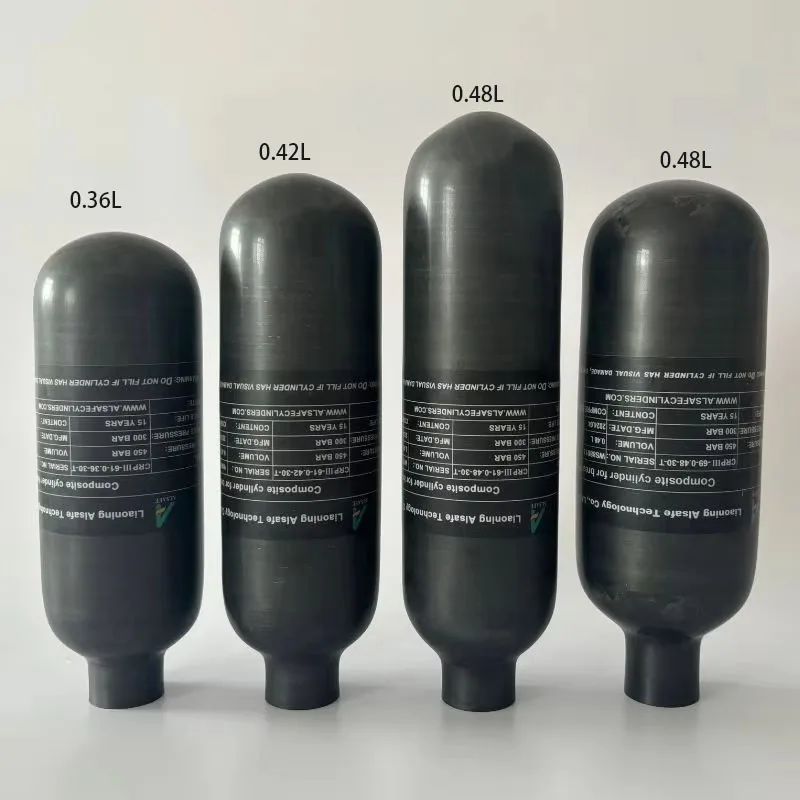 Alsafe 300Bar 30Mpa 4500Psi компактный 0,48L 480cc цилиндр из углеродного волокна высокого давления HPA бак M18*1,5 (art.: 3920cbcd2a4e9) - 3920cbcd2a4e9