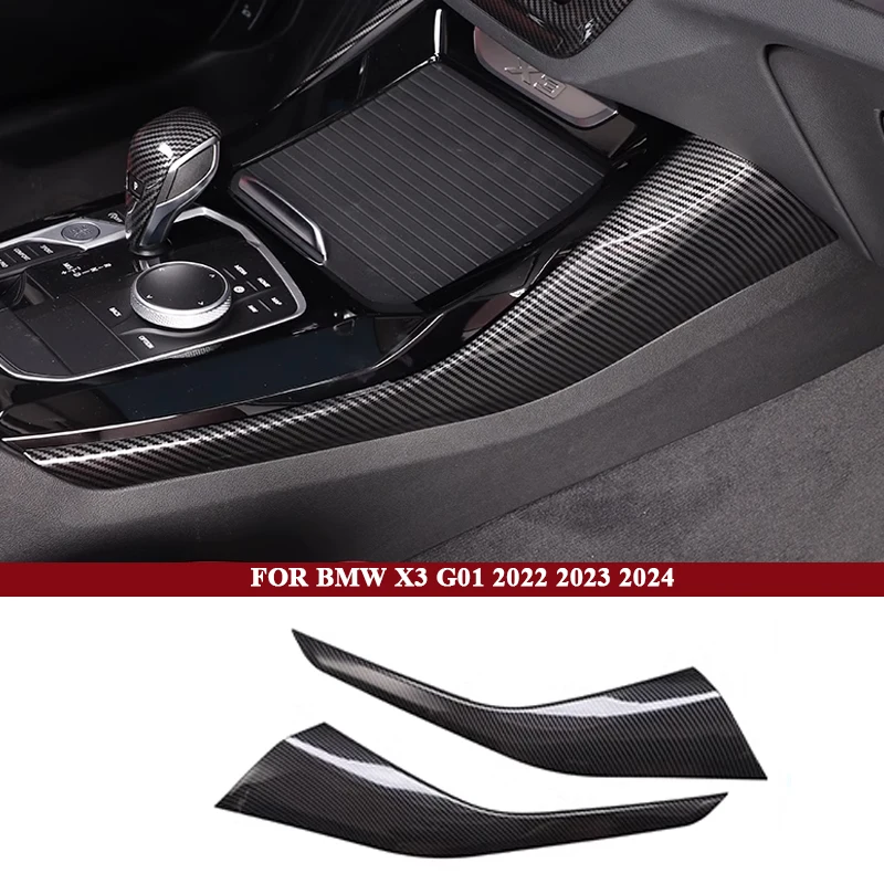 

Центральная консоль из АБС-пластика для BMW X3 2022 G01 2023, панель коробки передач, отделочная крышка, автомобильные аксессуары, вентиляционное отверстие, Кондиционер