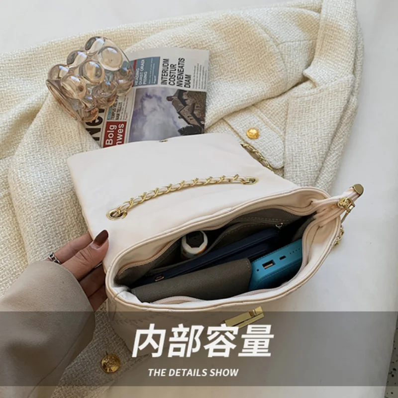 Female Retro Tide Bag Fashion Ringer Chain Crossbody Bags for Women Foreign Style Small Square  Sac сумка  الحقيبة женский Bolsa