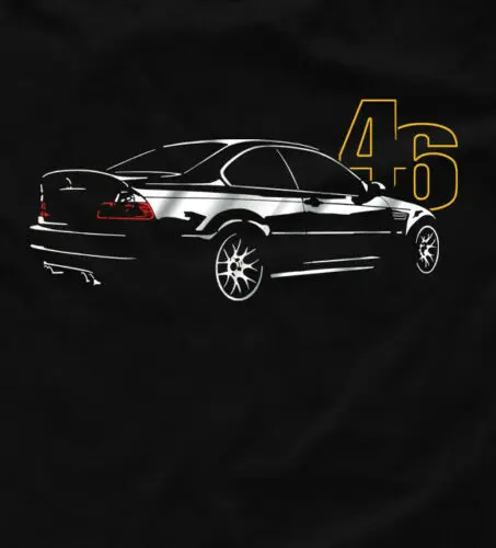 

Футболка для e46 fans M3 csi 330 320 323i Футболка-Kapuzen