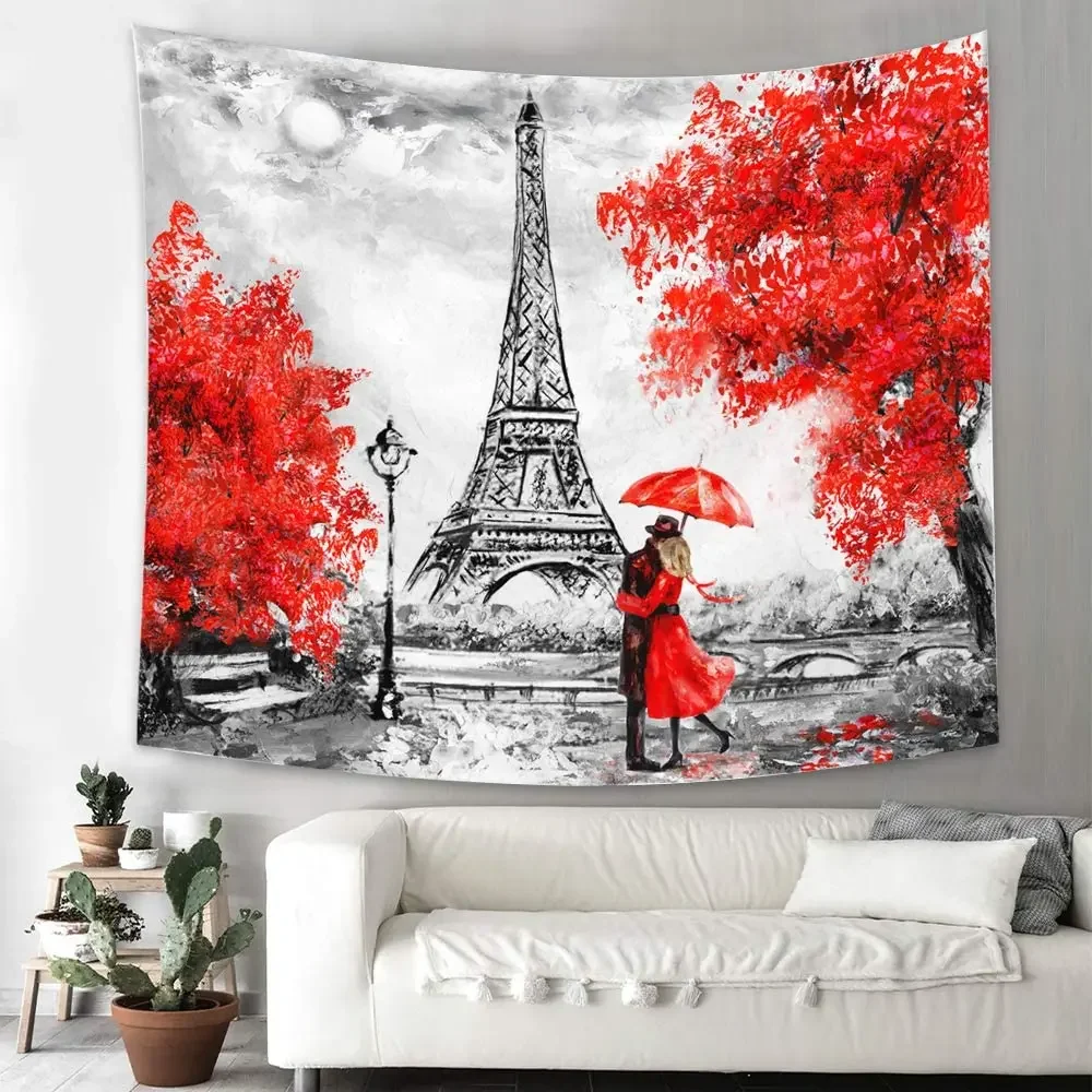 Картина маслом London Lovers Kiss By Ho Me Lili Гобелен Эстетический Романтический Серый