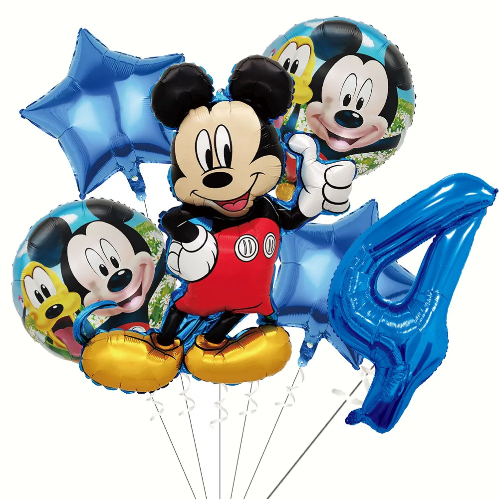 

Гигантские фольгированные шары Микки и Минни 32 дюйма синие