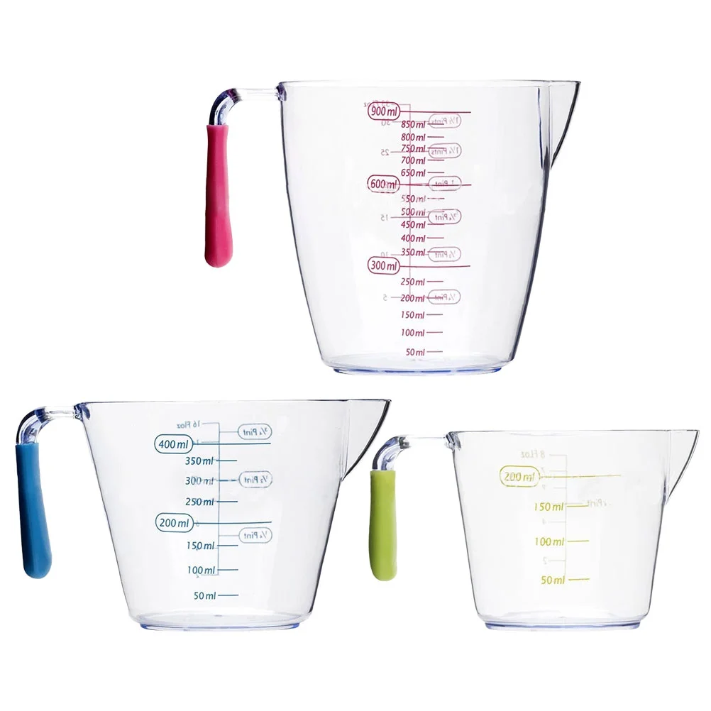 

Measuring Cup Cups Bakingscale Kitchen Liquid Milkjuggraduated Liquids Set Measure Pitcher Nesting Spout Marking Transparent
