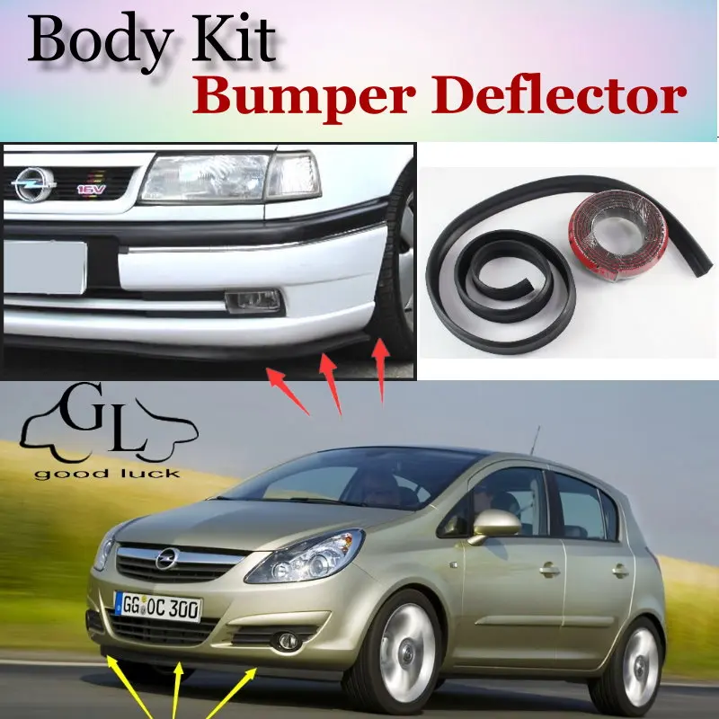 

Бампер губы для Opel Corsa C D Vita Barina/удачи магазин спойлер для тюнинга автомобиля/TOPGEAR рекомендуемый Комплект кузова + полоса