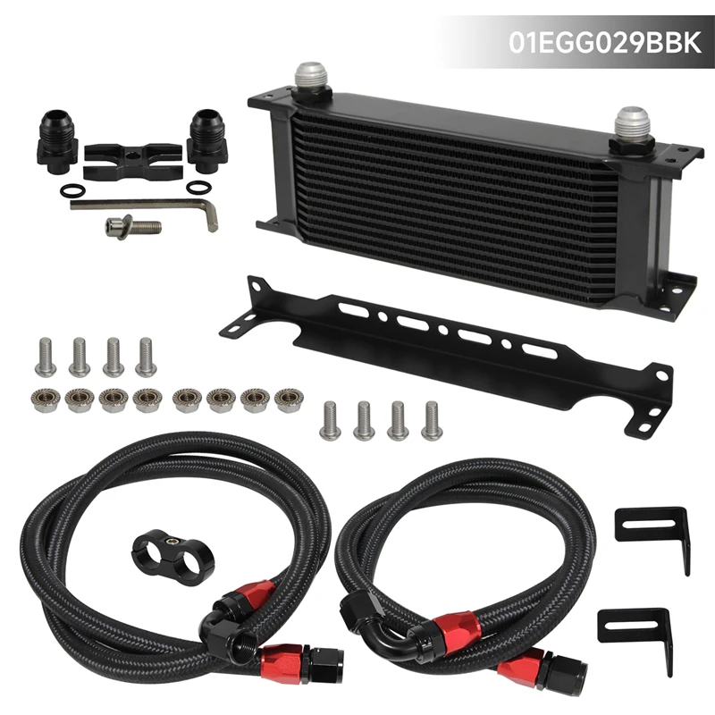 

Масляный радиатор British Kit AN10 15 Row для BMW E82 135i;E36 M3-Euro;E46 M3;E90 E92 E93 335is черный/серебристый