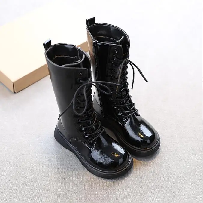 

Brand Children's Martin Boots 4-15 Years Old Boys Anti Slip Boots Autumn Winter New Fashion Girl Outdoor Keep Warm Cotton Shoes