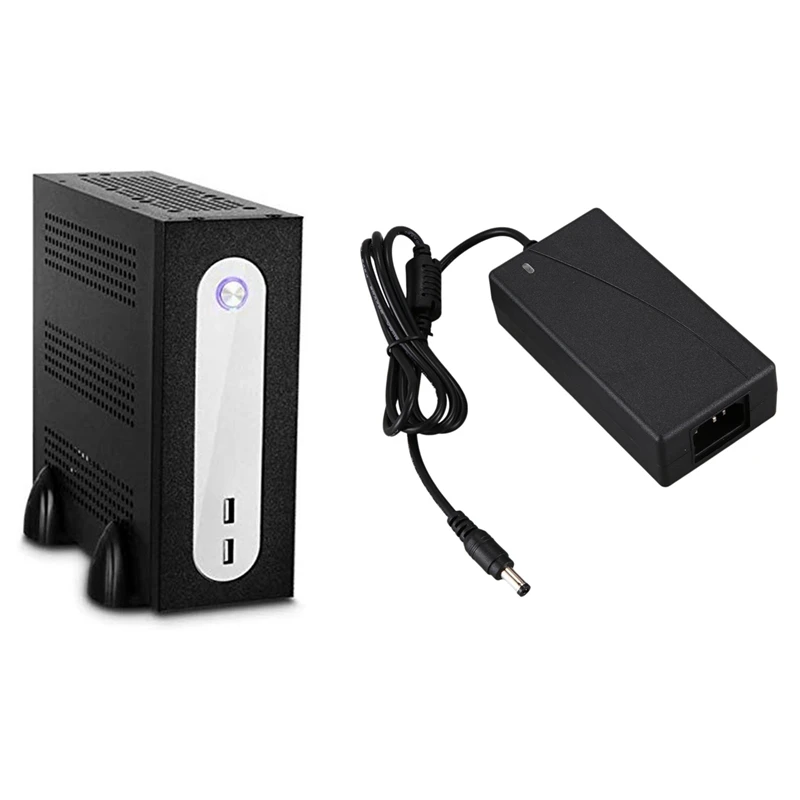 

Универсальный чехол для ПК ITX, встроенный компьютерный чехол с портом серверной башни, шасси для ПК, материнская плата и адаптер питания пер...