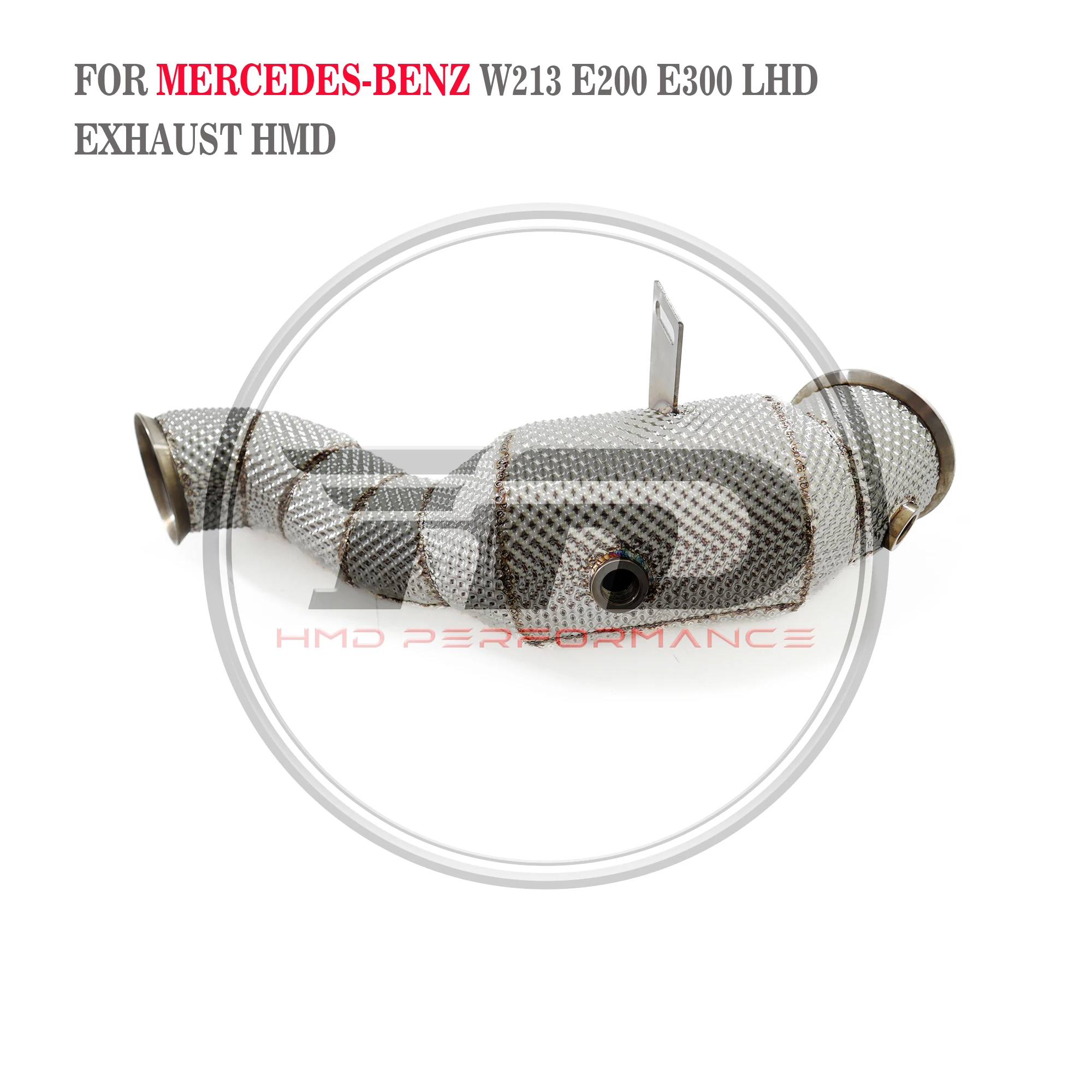 

HMD Exhaust System High Flow Performance Downpipe for Mercedes Benz C200 C250 C300 W205 E200 E250 E300 W213 2.0T LHD