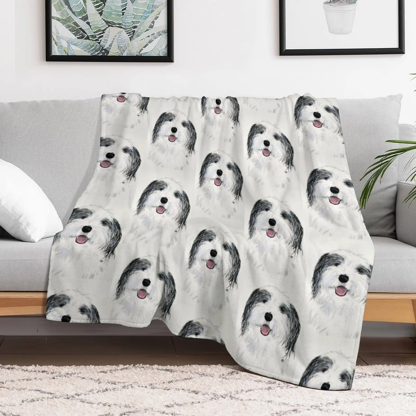 Фото Плед Teddy Sheepadoodle: устойчивый к пятнам, уютный и теплый №2