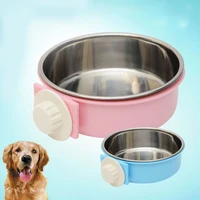 1pcs pet bowl creative lovely fashion hanging design pet food bowl pet feeder bowl dog cat feeder water food bowl product