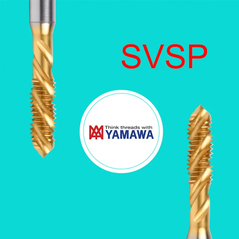 Фото Janpan YAMAWA 1 шт. HSSE TIN покрытие спиральный рифленый метчик UNC 2-56 3-48 4-40 6-32 10-24 1/4 3/8 UNF 10-32 метчики для машинной резьбы №5
