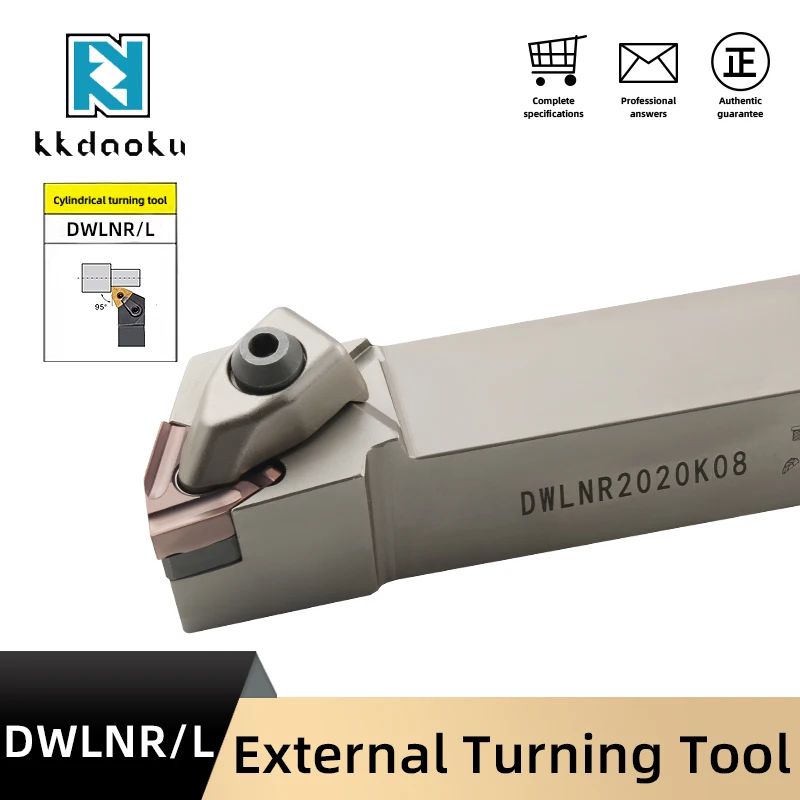 KKDAOKU Держатель инструмента для наружной обработки канавок DWLNR2020K08/2525M08/3232P08
