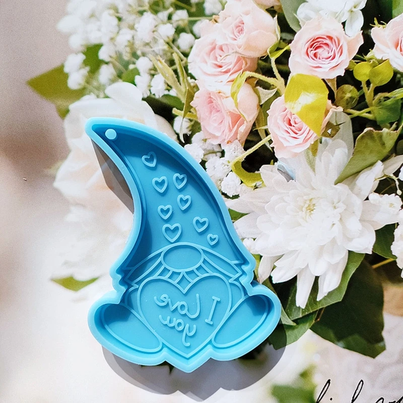 2 шт. карликовые подвески кристальная эпоксидная форма брелок ручной работы из