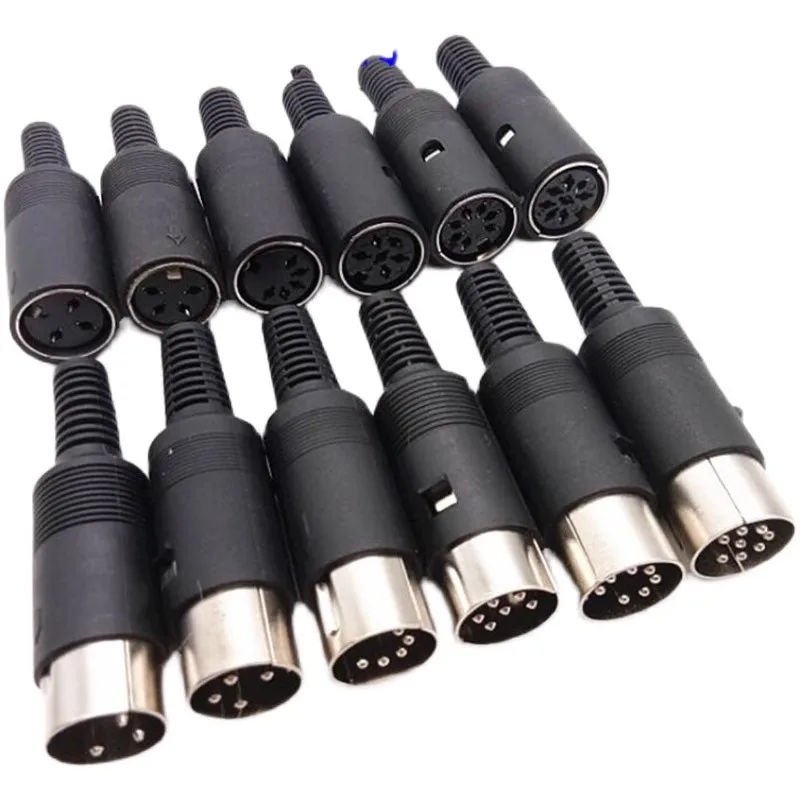 

50 шт. разъемы DIN папа-мама KNONEWIN 3 4 5 6 7 8 контактов