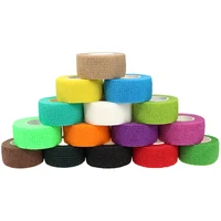 12 piece vet wrap pet first aid tape self adherent cohesive bandage for dogs cats horses breathable non woven elastic sport tape