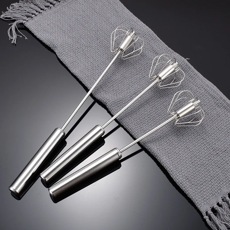 

304 stainless steel semi-automatic Egg beater Manual egg beater Automatic egg churn Kitchen tools