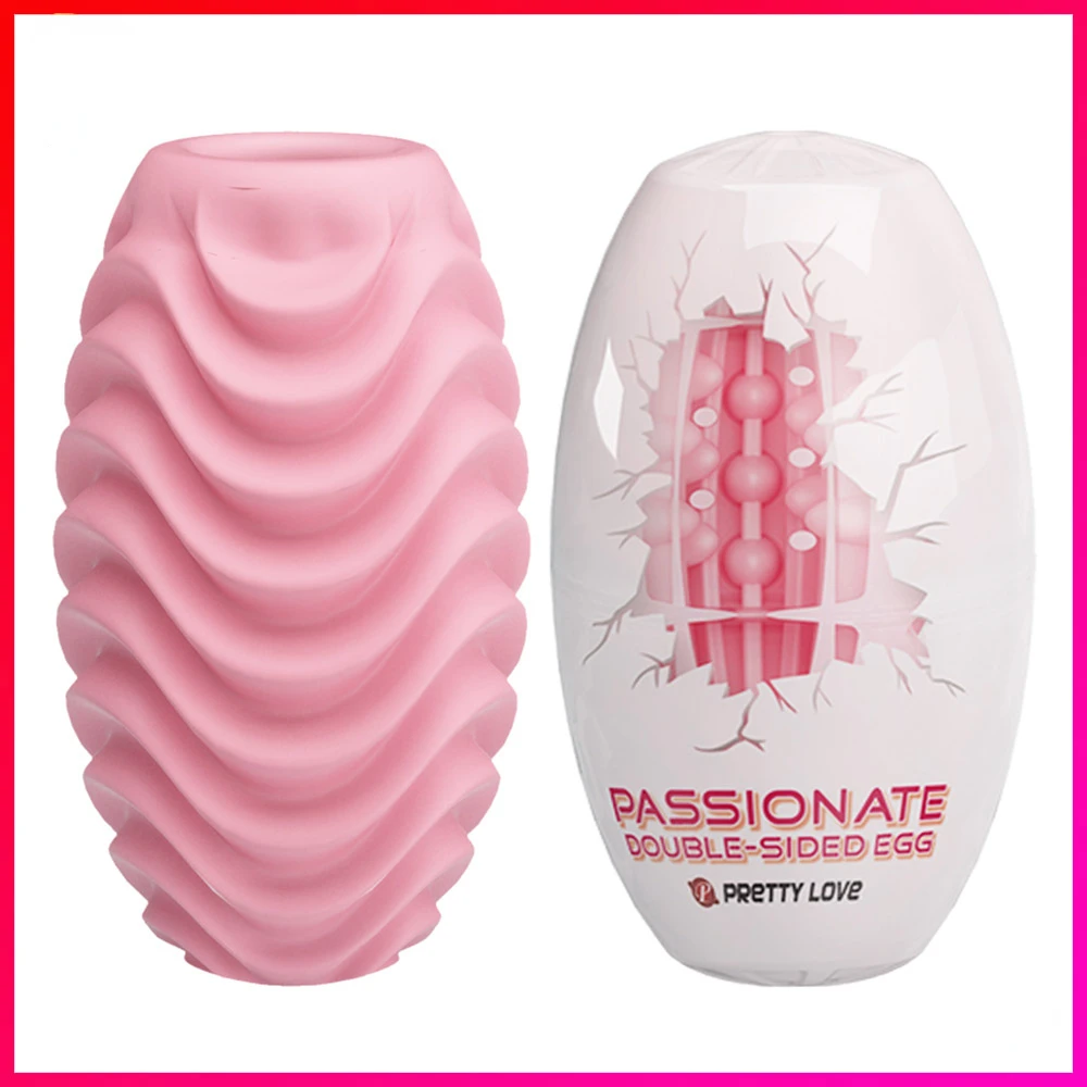 Мини Капсула Мужской Игрушки Мастурбатор Простаты Мягкая Палка Мастурбации Маленькое Сексуальное Яйцо Двустороннее Доступно Одиночное На