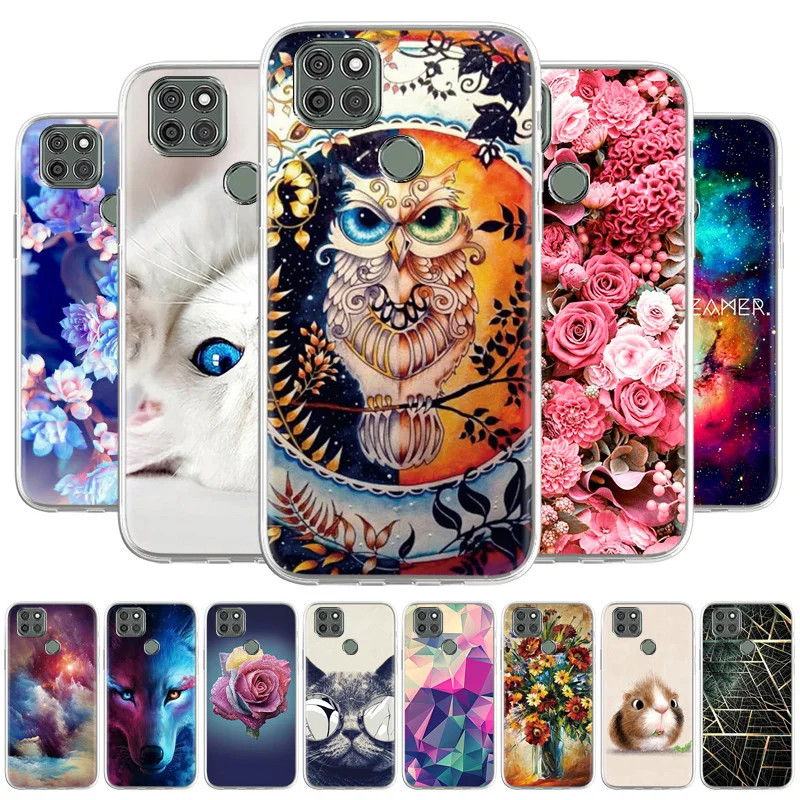 

Silicone Case For Motorola E7 Power Cases Cartoon Cover Moto G9 Power G9 Plus G9 Play E6 E8 Plus Shockproof Soft TPU Back Funda
