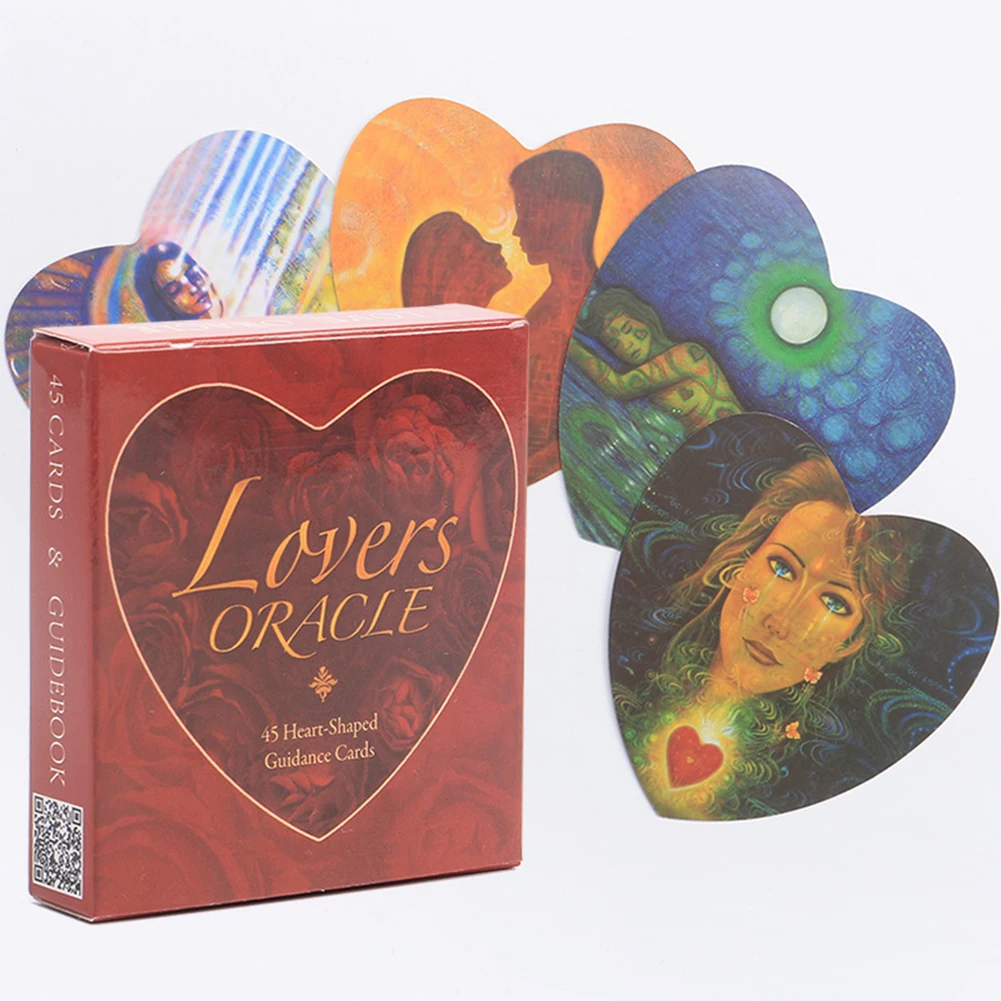 

45 Sheets Romance Love Oracle Cards Divination Board Game Tarot Deck Card Entertainment Interactive Playing Game Props