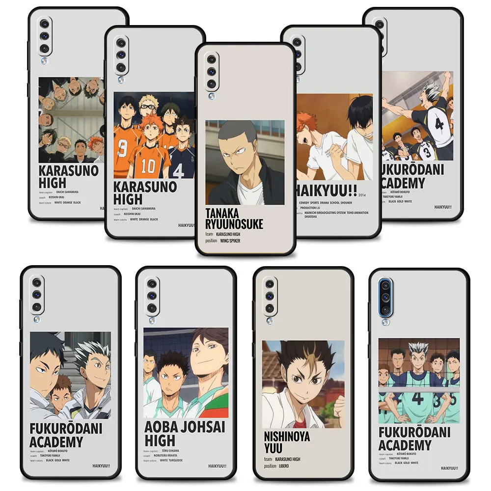 

Funda Anime Haikyuu Volleyball For Samsung Galaxy A50 A20e A70 Note 20 Ultra 10 A40 A30 A10 A10s A20s A10e Phone Shockproof