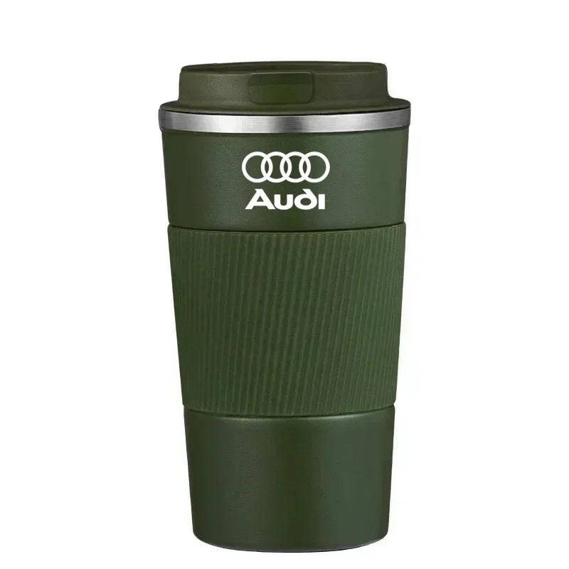 

510 мл стакан для кофе из нержавеющей стали, термос, портативная дорожная термокружка для Audi Sline A1 A3 A4 A5 A6 S3 S4 S8 Q2 Q3 Q5 Q7