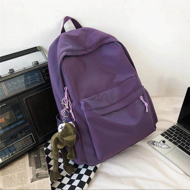 

Dropshipping computer shoulder bag college students leisure travel school bags for girls men's backpack female schoolbag