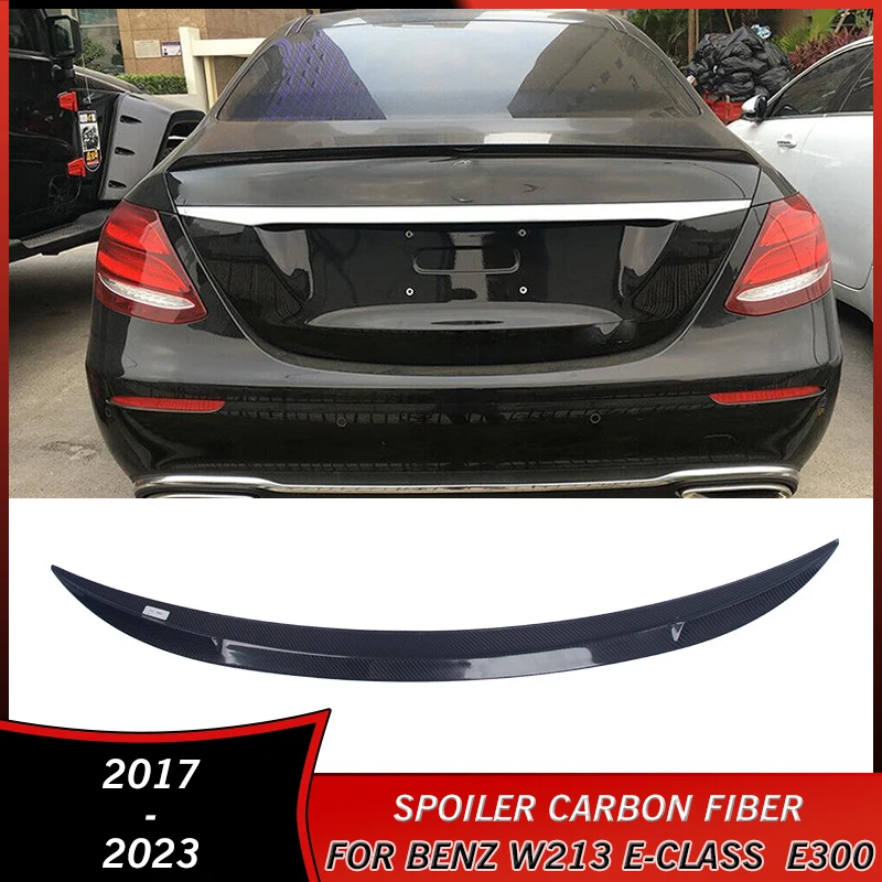 

Спойлер из углеродного волокна 2017-2023 для Mercedes-Benz W213 E-Class E300 E43 4DR 2017 2018 2019 2020 2021 2022 2023, аксессуары AMG